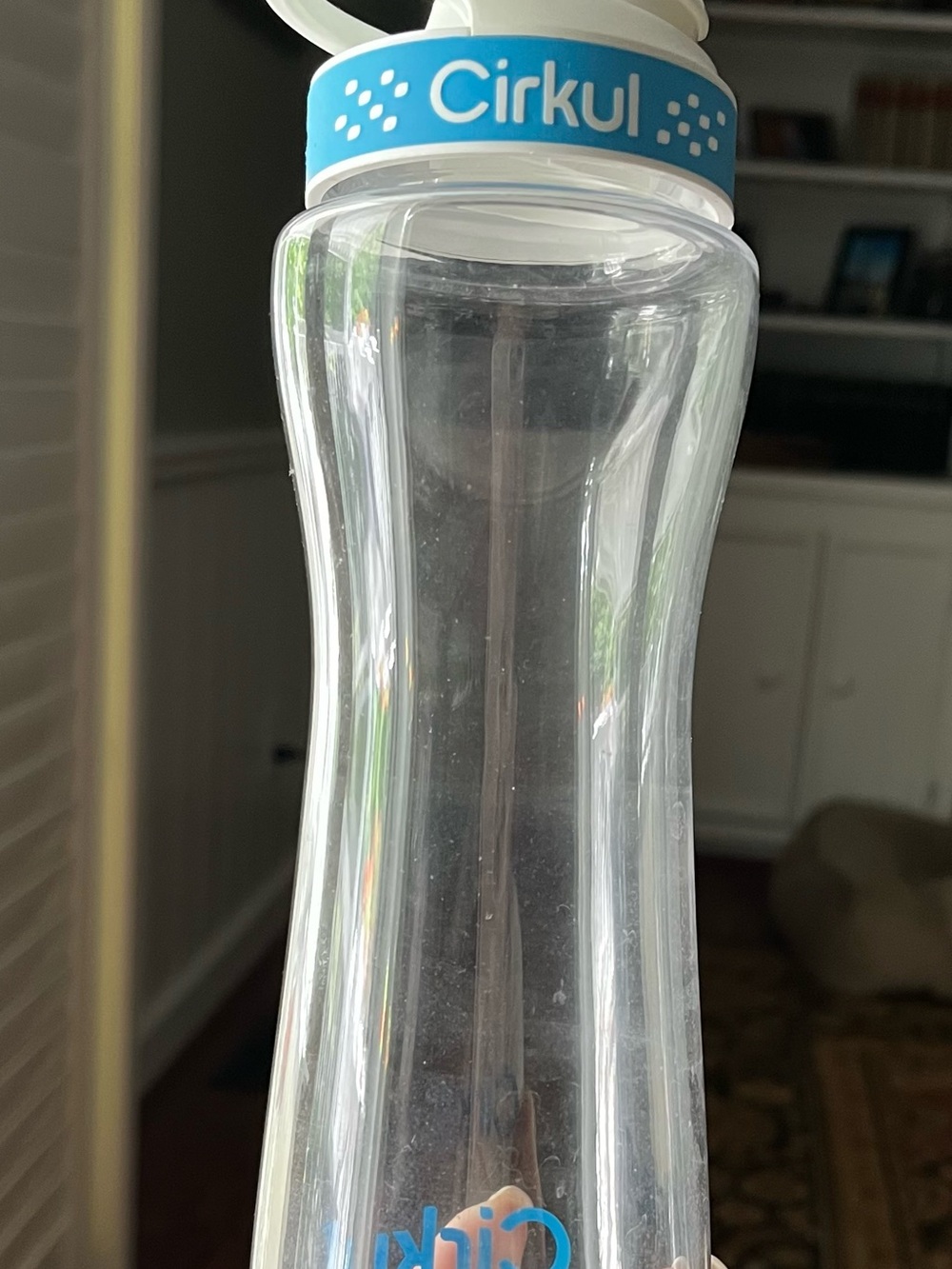 Plastic Cirkul Blue Water Bottle - Reusable Hydration Bottle
